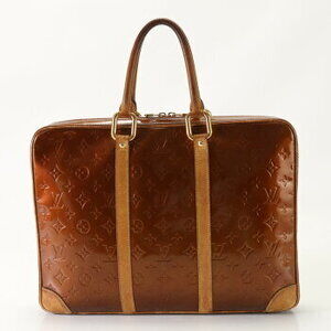 Louis Vuitton Monogram Vernis Van Damme Leather Business Bag Briefcase Tote